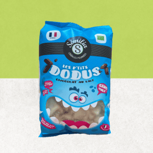 Sachet les p'tits dodus chocolat au lait bio sans gluten - Sémilia