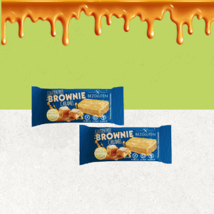 Brownies au caramel sans gluten en sachets individuels - Bezgluten