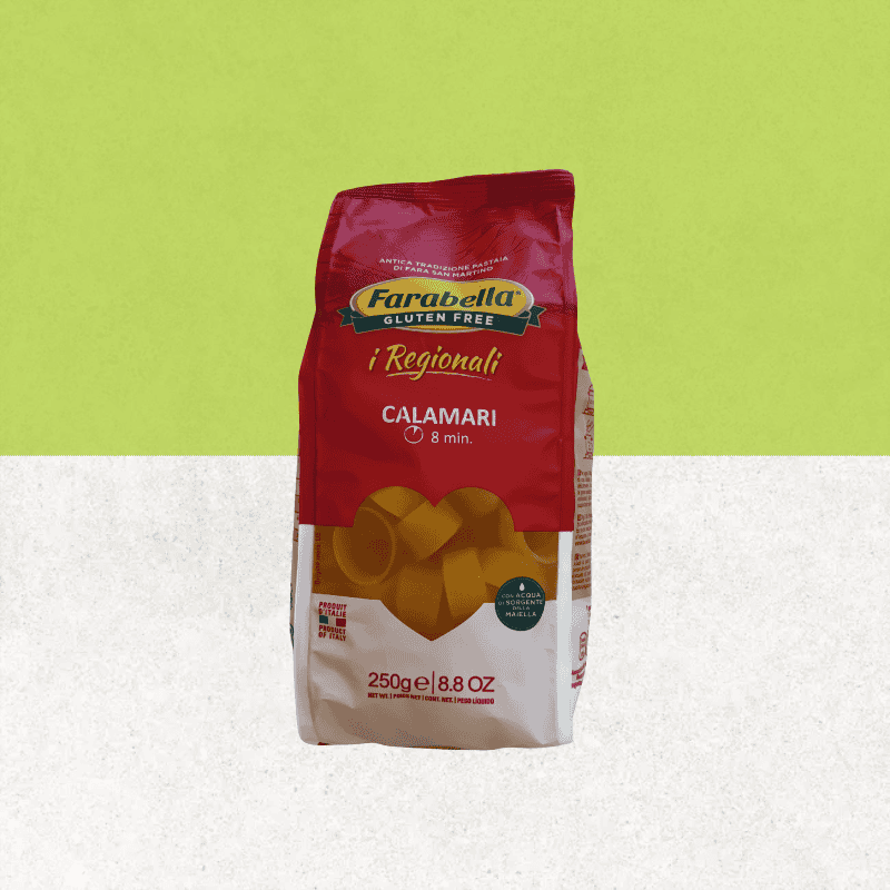 Sachet de pâtes Calamari sans gluten - Farabella