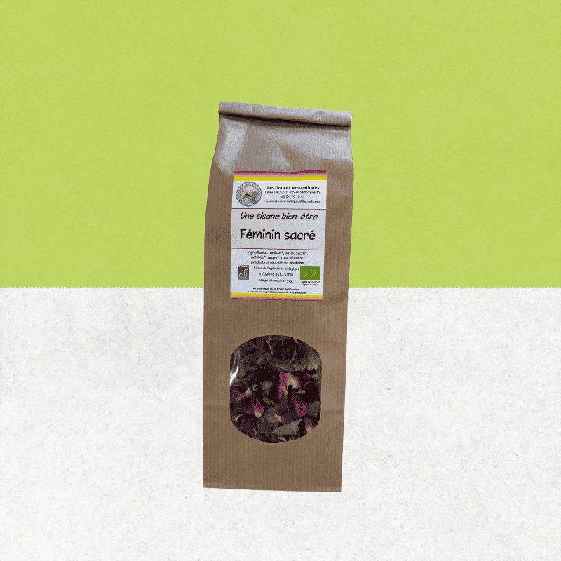Sachet de tisane bien être "Féminin sacré" - Les Douces Aromatiques