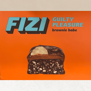 Intérieur barre protéinée sans gluten saveur brownie - Fizi