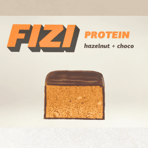 Barre proteinée sans gluten choco-noisette - Fizi - intérieur