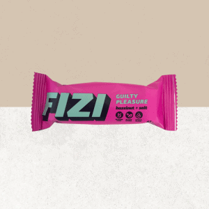 Barre protéinée sans gluten saveur noisettes et sel rose d'Himalaya - Fizi