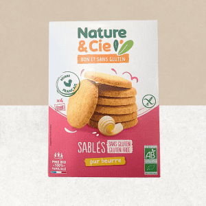 Paquet de sablés pur beurre sans gluten - Nature et cie