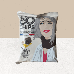Sachet de chips sans gluten saveur truffe - So Chips