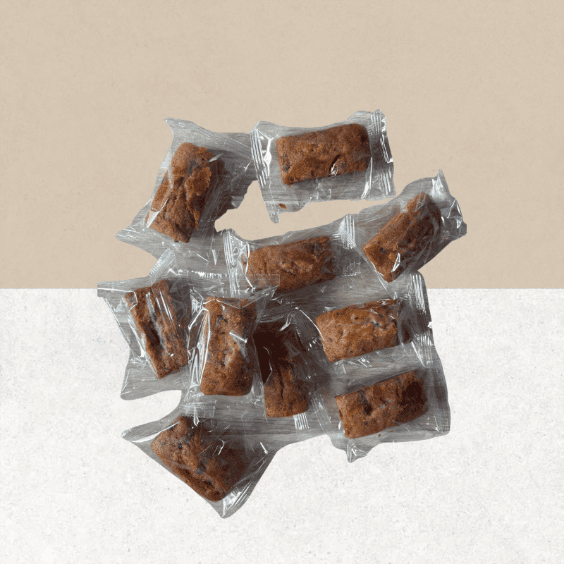 Lot de 10 Mini Cakes aux fruits confits sans gluten - Nature et Cie