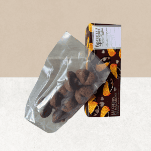 Coeur de Macarons bio et chocolat oranges confites, sans gluten et bio - La Biscuiterie de Provence