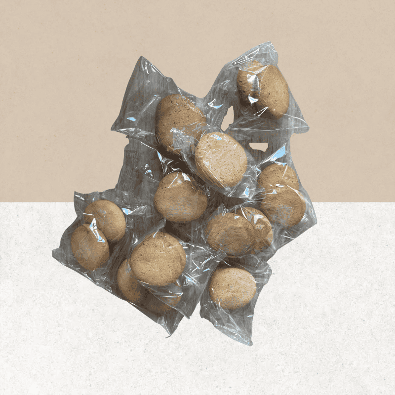 Lot de 10 sachets de 2 biscuits Biscuits fourrés au chocolat noisette sans gluten - Nature et Cie