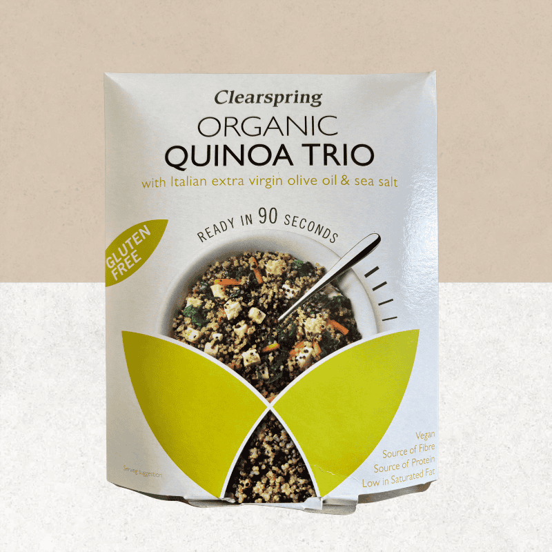 Sachet de trio de quinoa bio et sans gluten - Clearspring