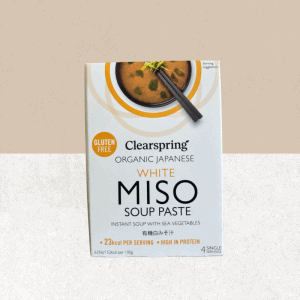 Paquet de 4 soupes instantanées au Miso Blanc et Algues  - Clearspring