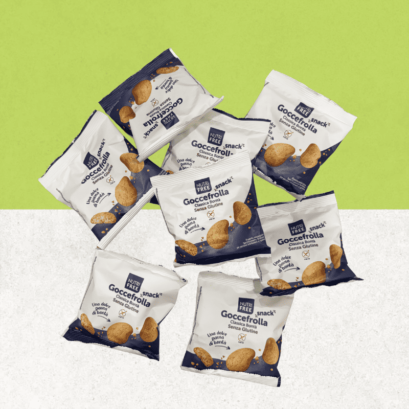 Lot de 8 petits sablés sucrés sans gluten et sans lactose en portion individuelle - Nutrifree