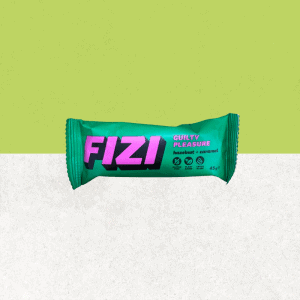 Barre Fizi noisette et caramel enrobé de chocolat - Fizi