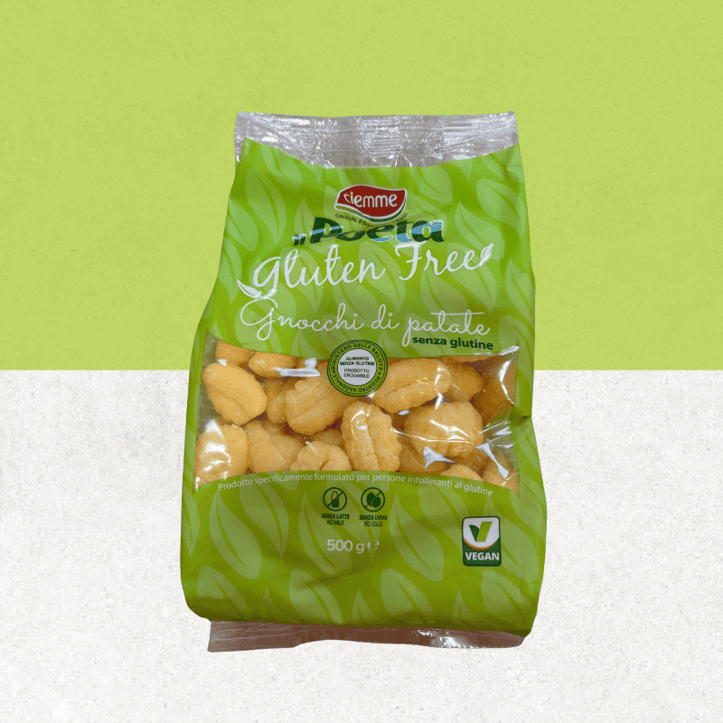 Sachet de gnocchis sans gluten et vegan - Ciemme