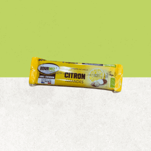 Barres de fruits bio sans gluten, citron amandes - Gourmiz