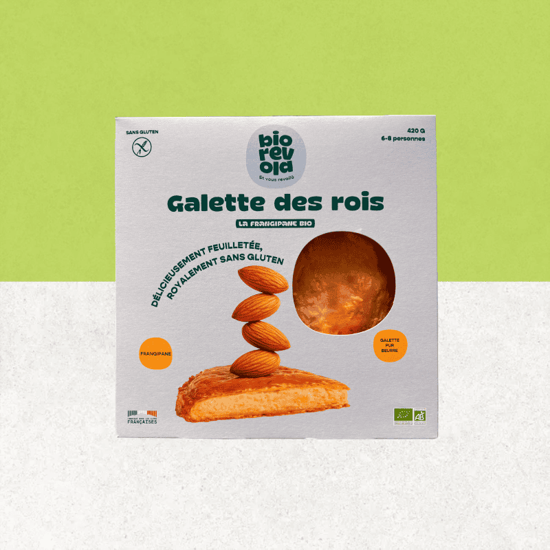 Galette des rois sans gluten à la frangipane bio - Biorévola