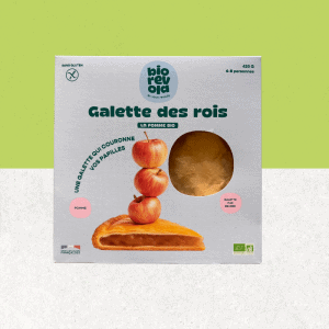 Galette des rois à la pomme sans gluten et bio - Biorévola