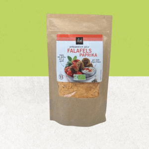 Sachet de préparation pour 16 falafels au paprika bio, sans gluten et vegan - Ibo