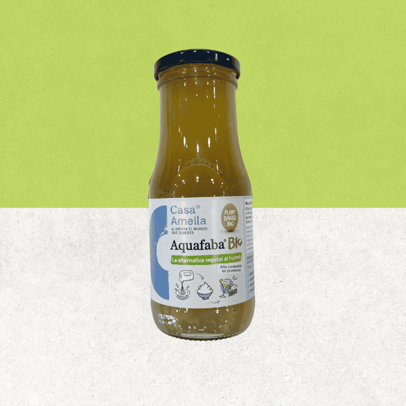 Bouteille d'aquafaba bio sans gluten - Casa Amella