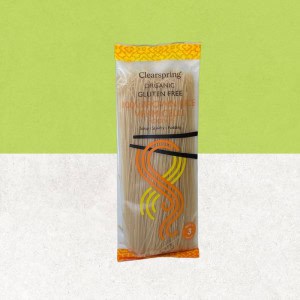 Sachet de vermicelles de riz complet bio, vegan et sans gluten - Clearspring