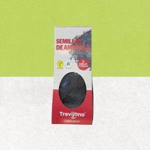 Sachet de graines de pavot sans gluten et vegan - Trevijano