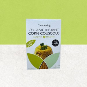 Paquet de couscous de maïs instantané biologique sans gluten et vegan - Clearspring