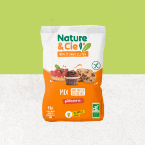 Sachet de mix pour pâtisserie bio et sans gluten - Nature et Cie