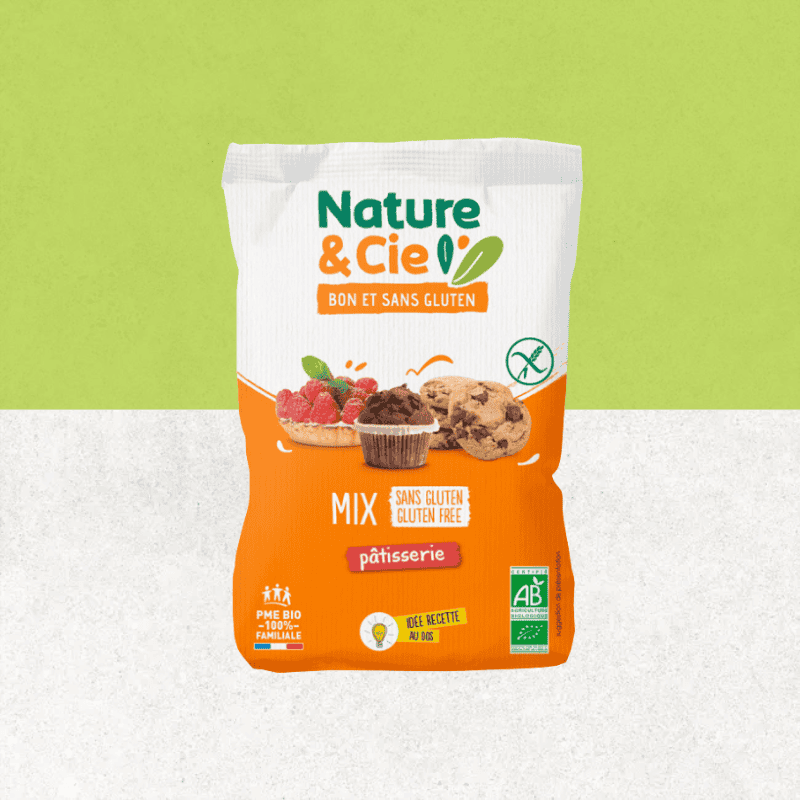 Sachet de mix pour pâtisserie bio et sans gluten - Nature et Cie