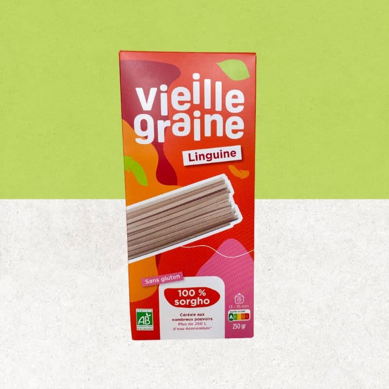 Sachet de Linguine au sorgho bio et sans gluten - Vieille graine