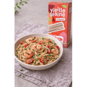 Plat à base de Linguine au sorgho bio et sans gluten - Vieille graine