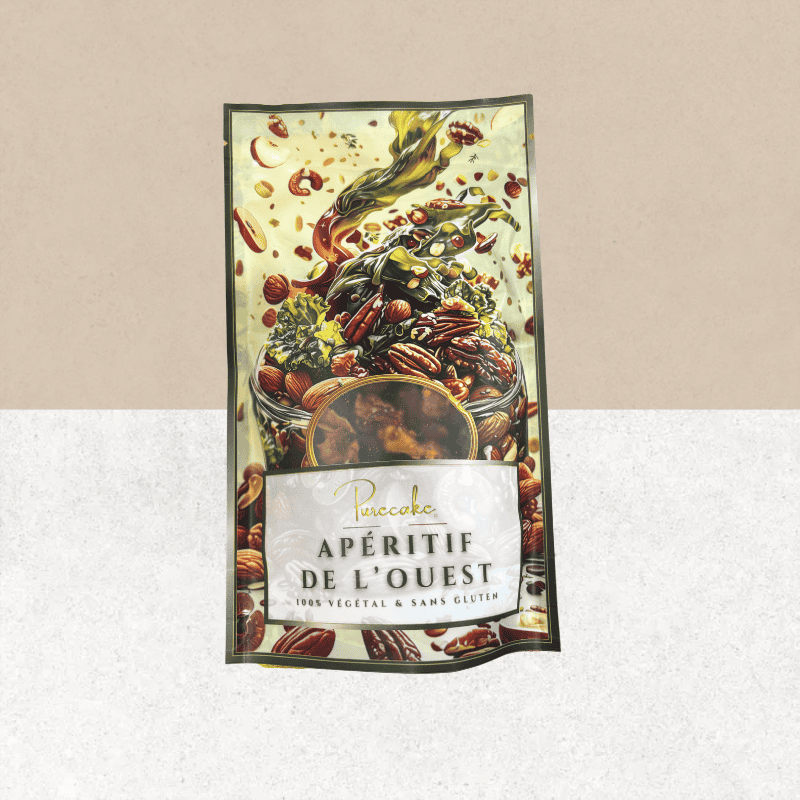Sachet de granola salé apéritif de l'ouest sans gluten et vegan - Purecake
