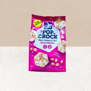 Sachet de Crackers pop crock maïs, avoine et pois chiches sans gluten - Nutri Free