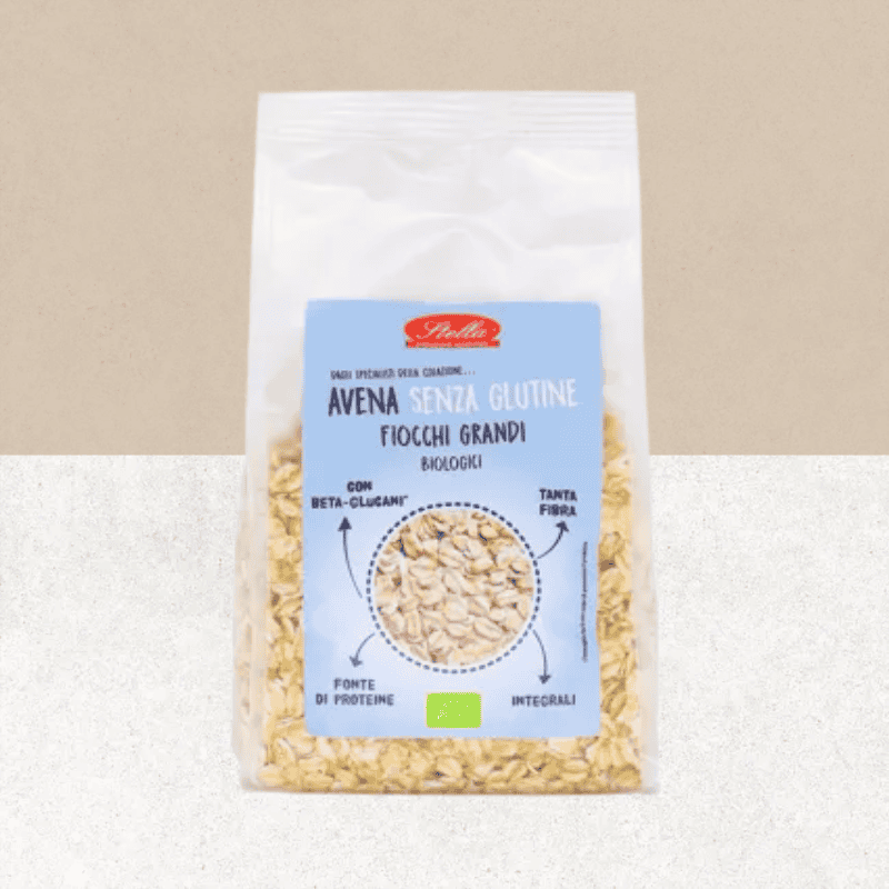 Sachet de Flocons d'avoine sans gluten et  bio - Stella