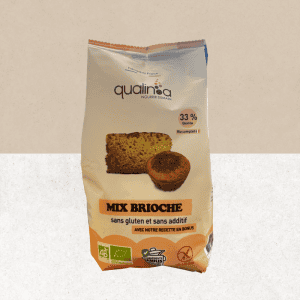 Sachet du mix brioche sans gluten et bio - Qualinoa