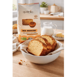 Présentation du Mix brioche sans gluten et bio - Qualinoa