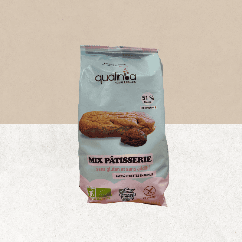 Sachet de Mix pâtisserie sans gluten au quinoa - Qualinoa