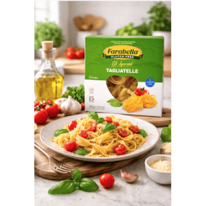 Présentation des Tagliatelles sans gluten et vegan - Farabella