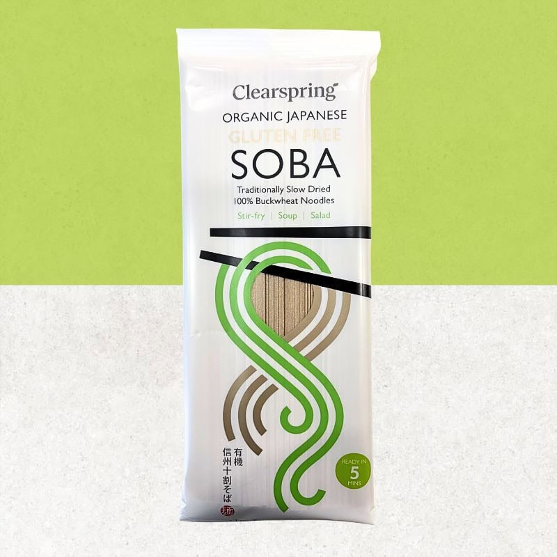 Sachet de nouilles Soba de sarrasin sans gluten - Clearspring