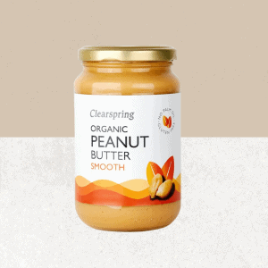 Pot de beurre de cacahuètes bio, sans gluten et vegan - Clearspring
