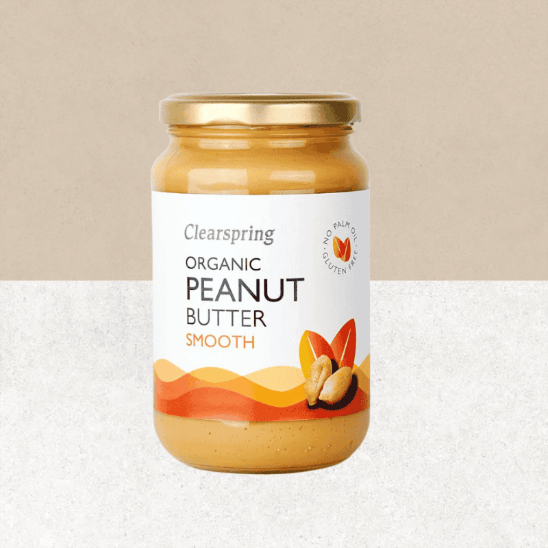Pot de beurre de cacahuètes bio, sans gluten et vegan - Clearspring