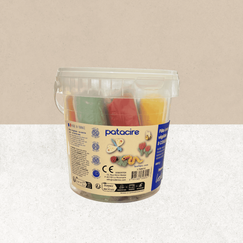 Pot de pâte à modeler sans gluten - Patacire - Loolipo