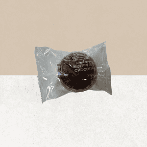 Sachet d'un muffin fondant au chocolat sans gluten