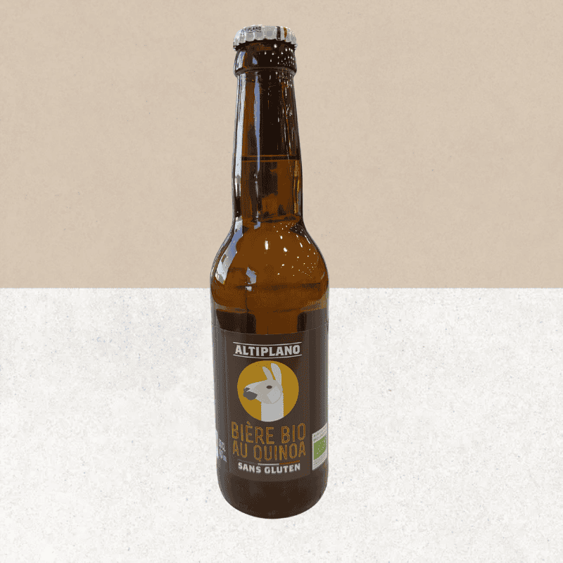 Bouteille de bière  Altiplano au quinoa sans gluten