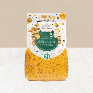 Sachet de pâtes au maïs et riz Ditalini sans gluten, vegan et bio - Pasta Natura