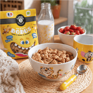 Présentation Les P'tits Dodus cacao cacahuètes bio et sans gluten - Sémilia