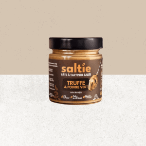 Pot de la Pâte à tartiner salée truffe et poivre sans gluten et vegan - Saltie