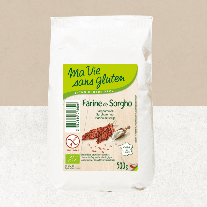 Sachet de farine sorgho sans gluten - Ma vie sans gluten