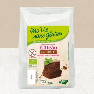 Sachet de Préparation pour gâteau au chocolat sans gluten et bio - Ma vie sans gluten