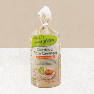 Paquet de Galettes au riz de Camargue et céréales sans gluten et bio - Ma vie sans gluten