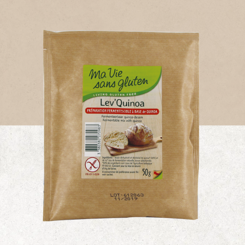 Sachet de Lev'Quinoa sans gluten - Ma vie sans gluten