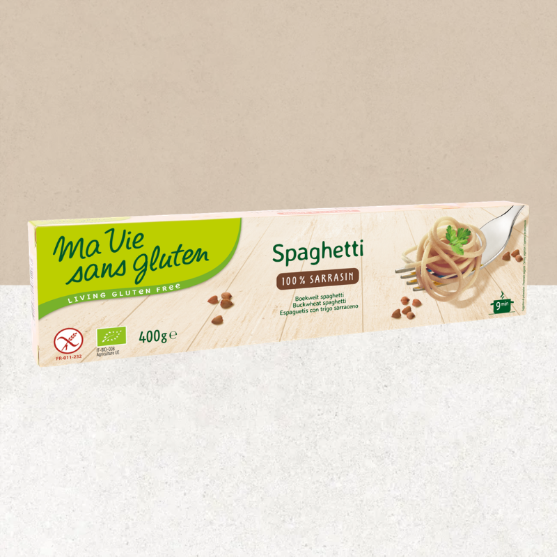 Paquet de spaghetti sarrasin sans gluten - Ma vie sans gluten